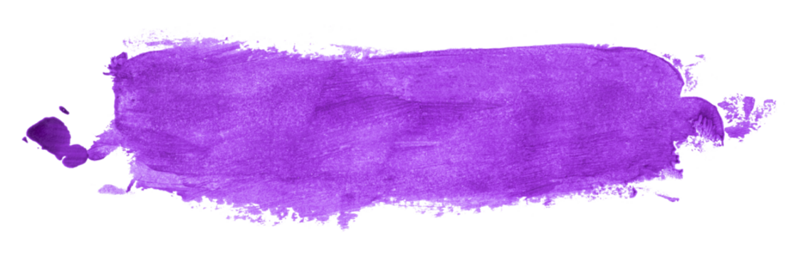 Shiny purple brush watercolor painting isolated on transparent background. watercolor png - Powered by Adobe