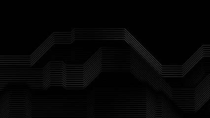 Obraz premium Grey metallic minimal lines abstract futuristic tech background