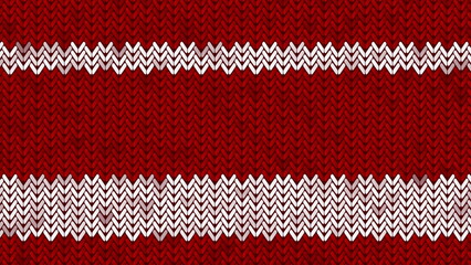 Red and white abstract knitted texture background