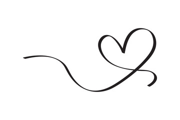 Fototapeta premium Love - Line Art 01 03A