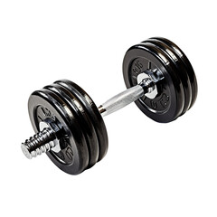 Naklejka premium dumbbell isolated transparent background (generative AI)