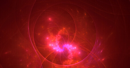 Fototapeta premium 3D rendering abstract technology fractal background
