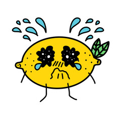 crying lemon