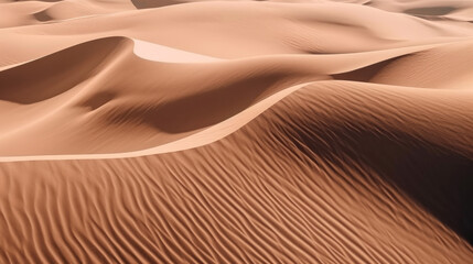 Fototapeta na wymiar Desert natural background. Illustration AI Generative..