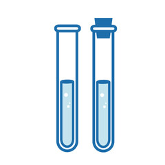 試験管のベクターイラスト 