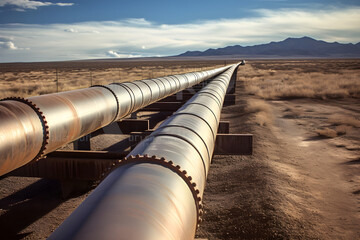 pipeline in the field
