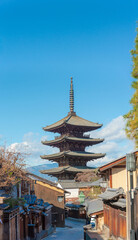 The Yasaka Pagoda(Hokanji Temple), is a popular tourist attraction, the Yasaka Pagoda, also known as Tower of Yasaka and Yasaka-no-to, is a Buddhist pagoda located in Kyoto, Japan.
