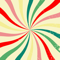 Abstract colorful background with sunbeam. Summer vector illustration