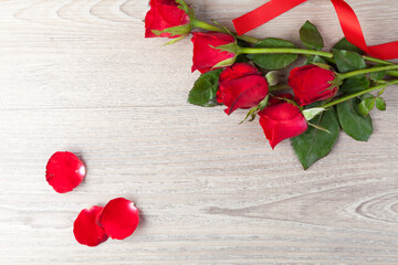 Red rose love