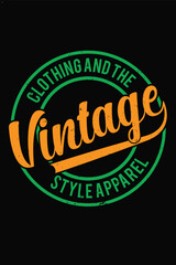 Vintage T-shirt Design.
