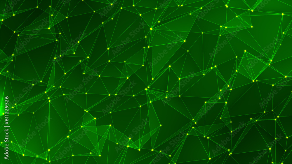 Poster Triangles in space form the background of this abstract image. white backdrop with polygons. Plexus result. rendering in 3D.