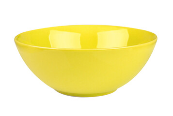yellow bowl on transparent png