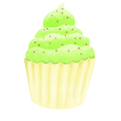 cupcake with icing