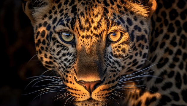 Leopardo. Ai generated.