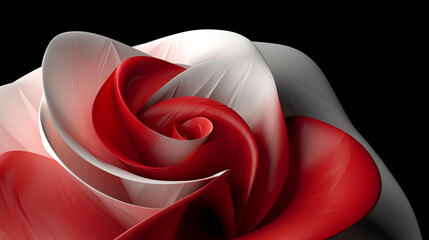 abstract 3d rose background