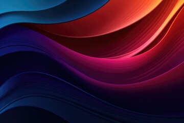 colored abstract flowing waves, illustration, wallpaper, motion flow, digital technology, generative AI