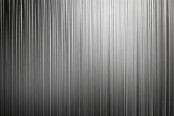 Brushed iron vertical lines metal background texture created with Generative AI technology.