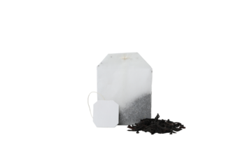 PNG, Tea bag isolated on white background