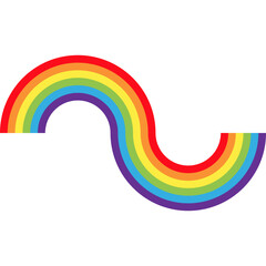 Aesthetic Rainbow Element-03