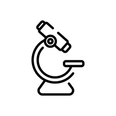 microscope sign symbol vector