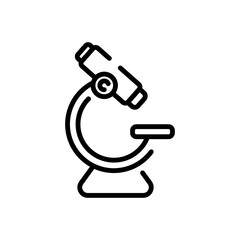 microscope sign symbol vector