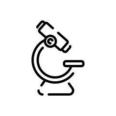 microscope sign symbol vector