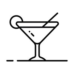 A glass of fresh drink with piece of lemon showing concept icon of summer drink