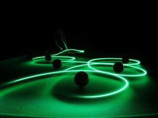 snooker lightpainting