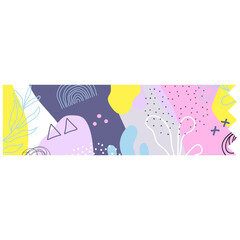 Pastel Abstract Doodle Washi Tape