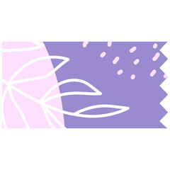 Pastel Abstract Doodle Washi Tape