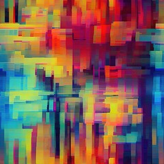 Abstract oil painting art seamless background. Hand-painted background. created with generative AI technology.