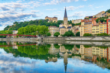 View of Lyon, France