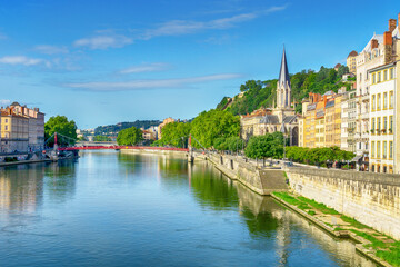 View of Lyon, France