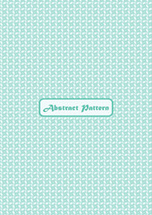 Cyan color abstract pattern simple design ready to use