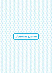 Light blue floral pattern for fabric print in textile industry