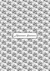 Abstract pattern design with light and dark gray color combination for fabric print