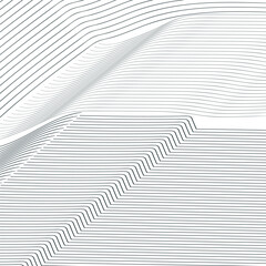 Stripes form a three-dimensional curved surface