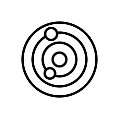 planet sign symbol vector
