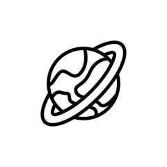 planet sign symbol vector