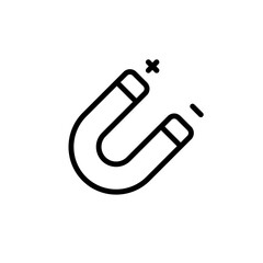 magnet sign symbol vector