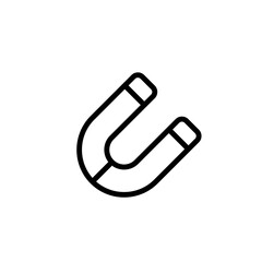 magnet sign symbol vector