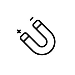 magnet sign symbol vector