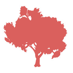 Silhouette of tree illustration