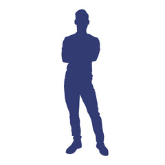 Silhouette Of People Pose