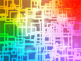 rainbow background material