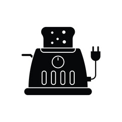 Toaster Icon design. isolated on white background. vector illustration