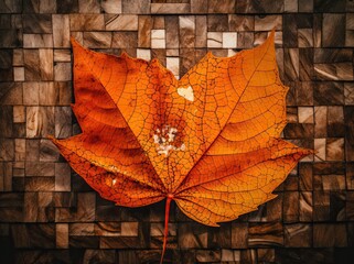 Natural autumn textures and colors. Generative AI