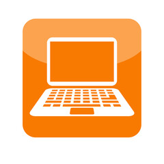 Laptop icon isolated on white background
