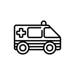 ambulance sign symbol vector