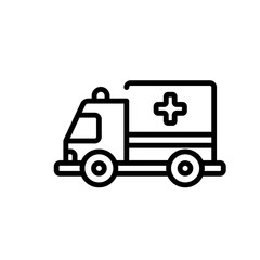 ambulance sign symbol vector